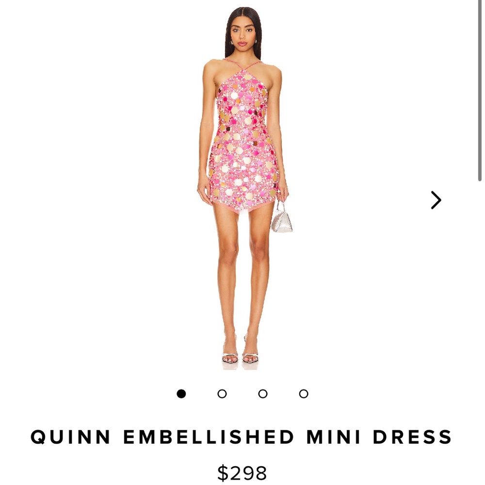 Quinn Embellished Mini Dress in Sherbet Sequin Multi *LOOKING FOR THIS*
